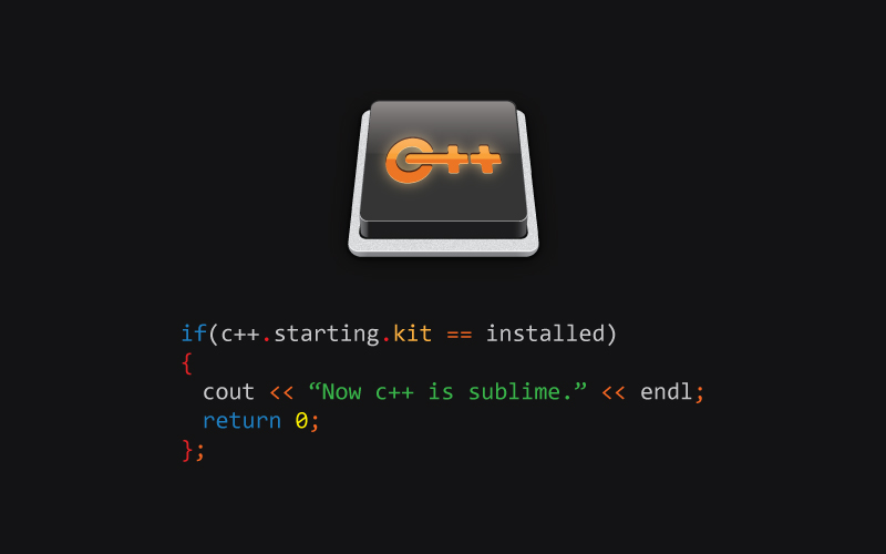 C++ Starting Kit Teaser 1