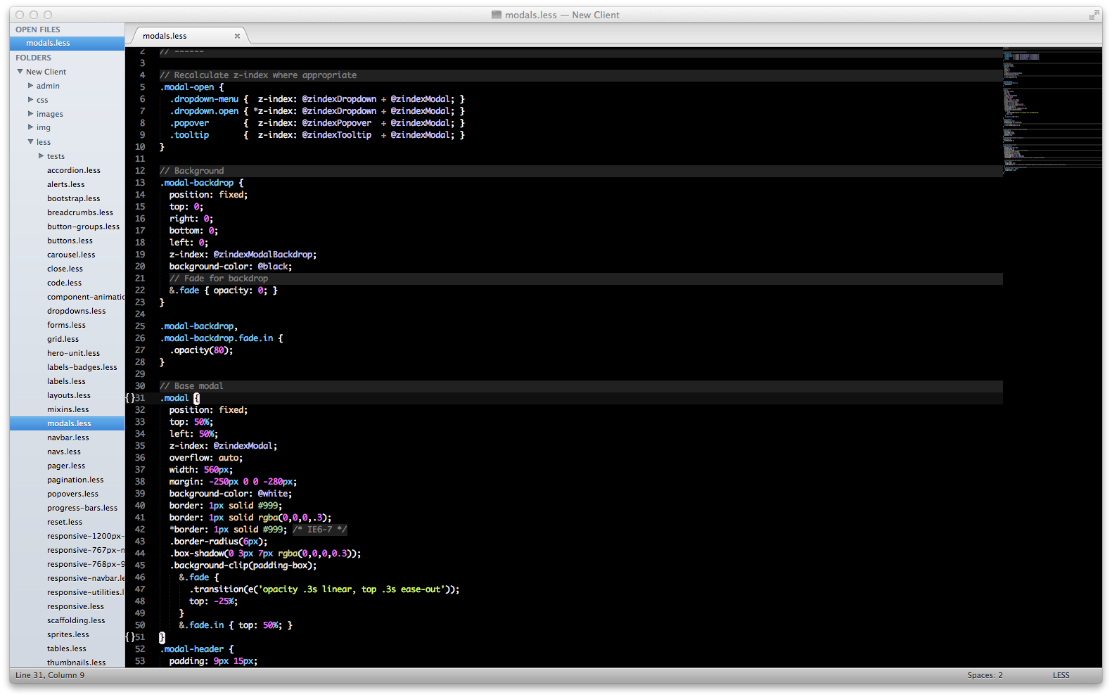 Dark Neon for Sublime Text
